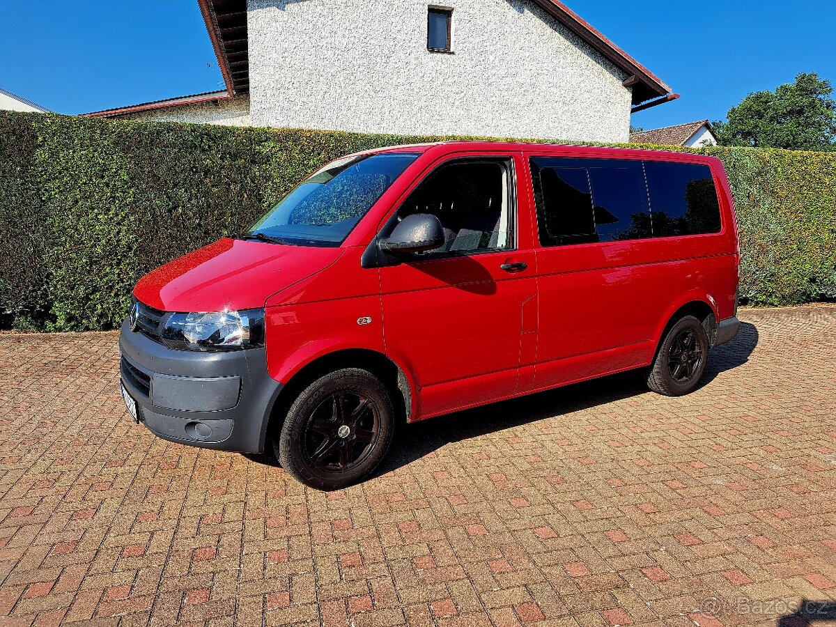 VW T5 2.0TDI - 75kW,9mist, 2010,krásný stav