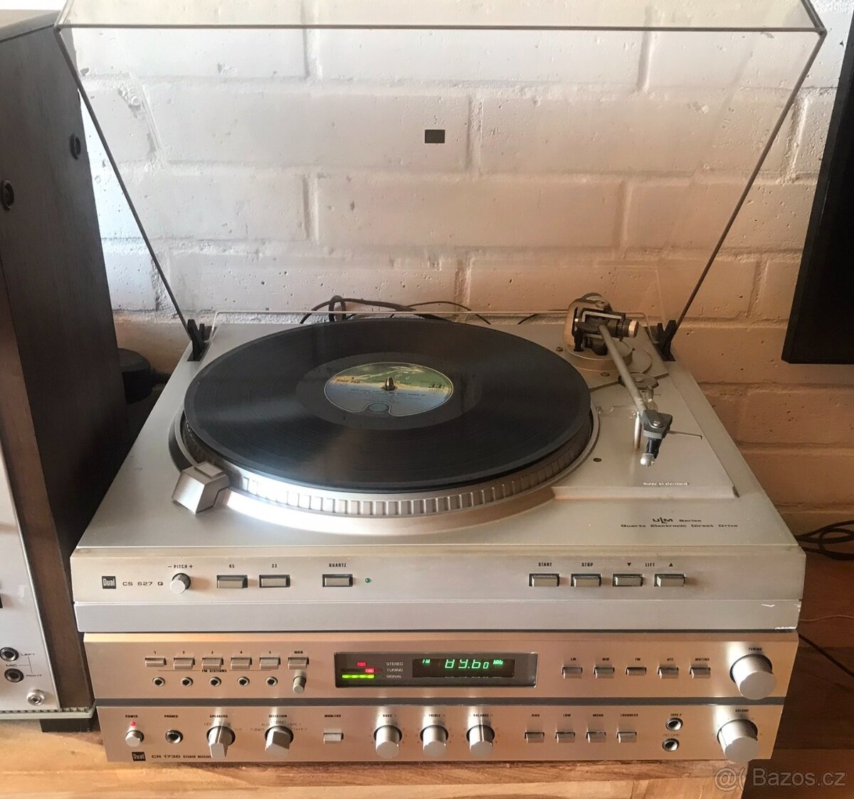 KVALITNÍ DUAL HIFI SESTAVA ,RECEIVER, GRAMOFON (1981) PĚKNÝ