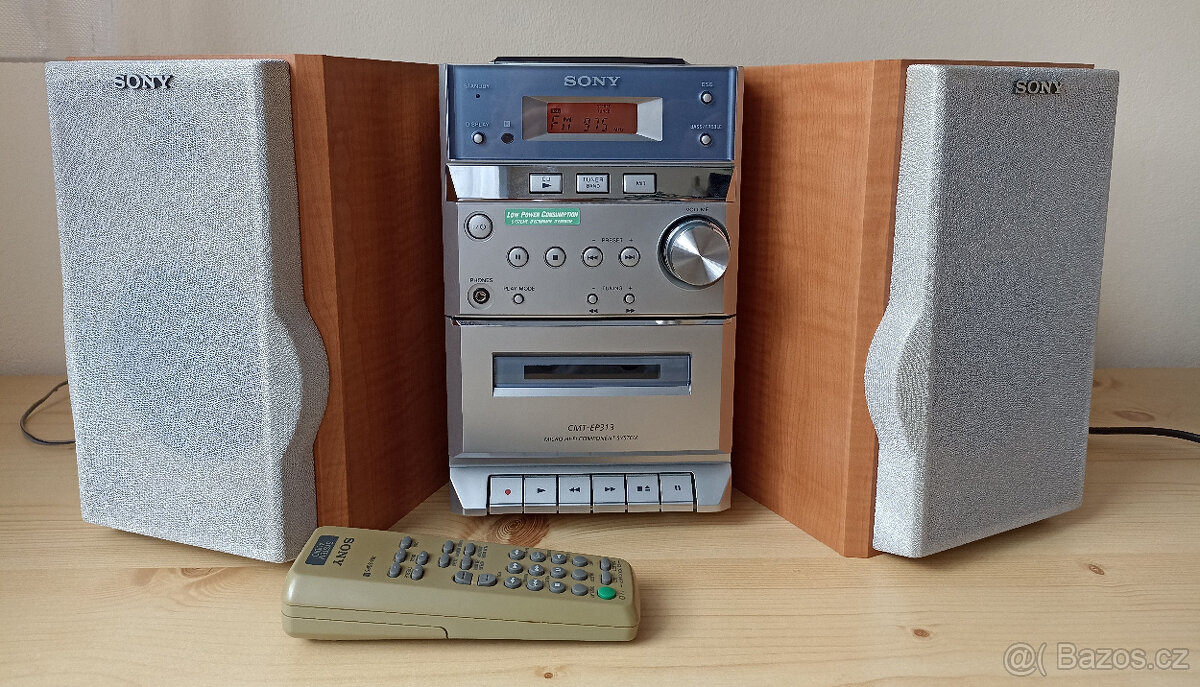 Krásná funkční hifi věž Sony HCD-EP313 (CD, rádio, kazeta)