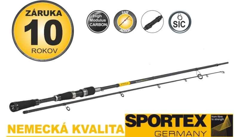SPORTEX PŘÍVLAČOVÝ PRUT BLACK PEARL GT-3 / 2,4 m / 22 - 51 g