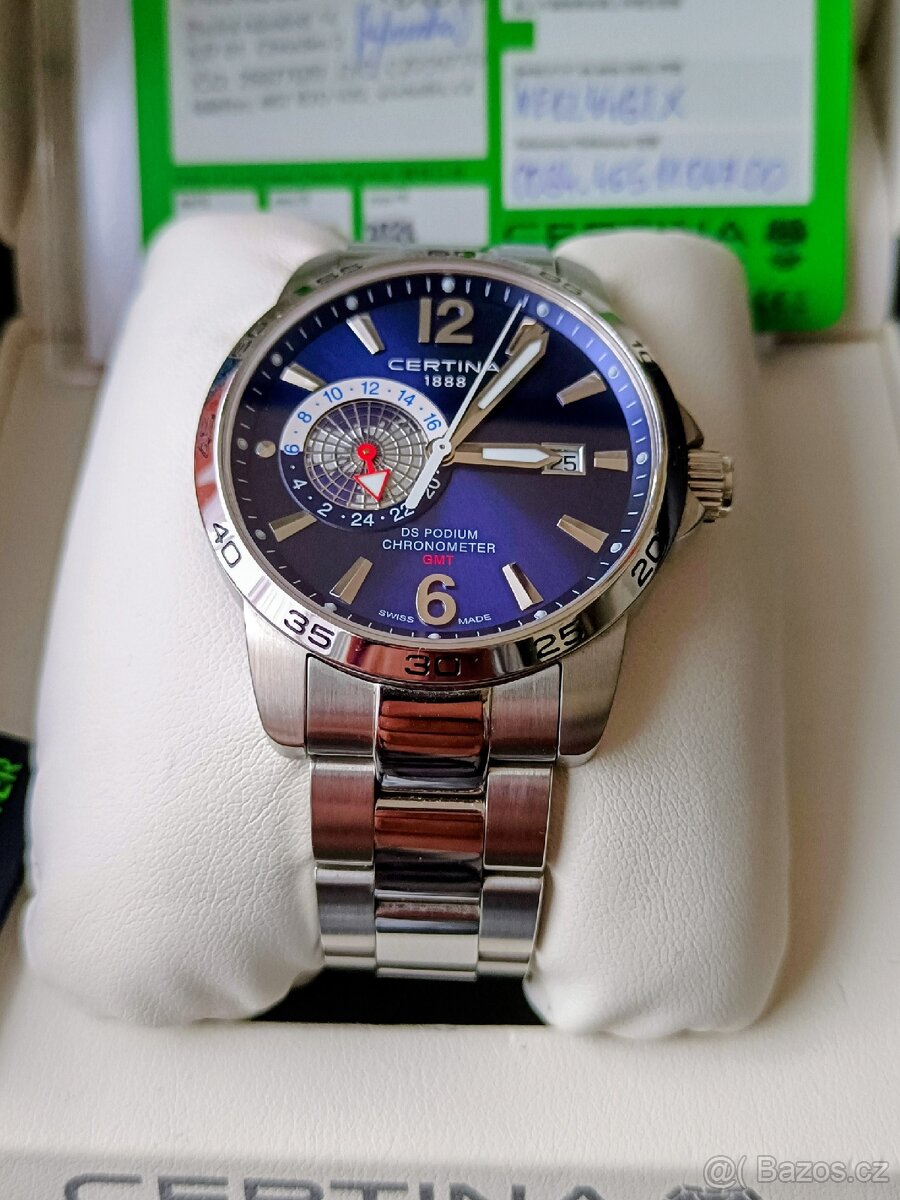 CERTINA SPORT GMT REZERVACE