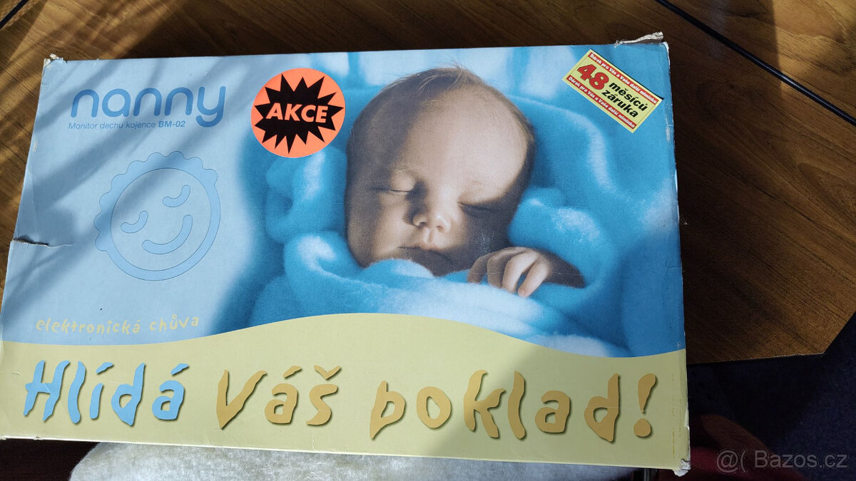Dětský monitor dechu BM-02 Nanny