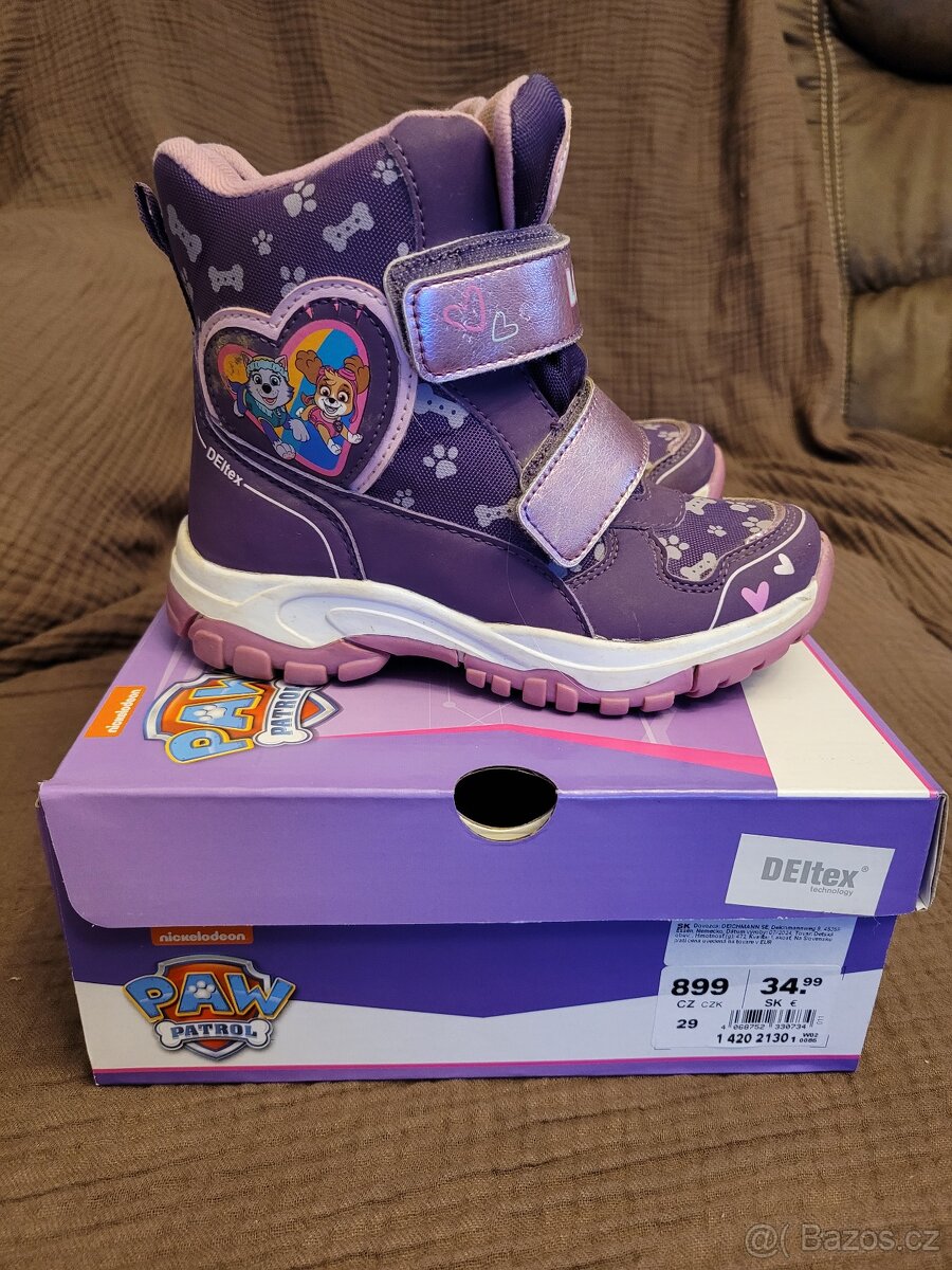 Zimní boty velikost 29