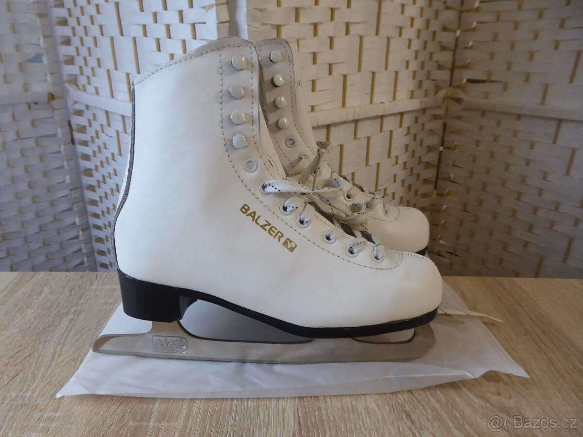 Kožené brusle vel. 36