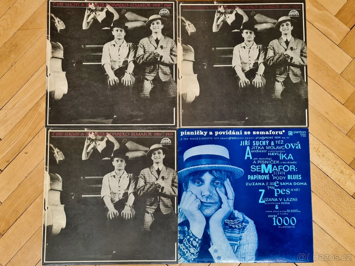 LP - Semafor, Werich, vážná hudba a další viz foto