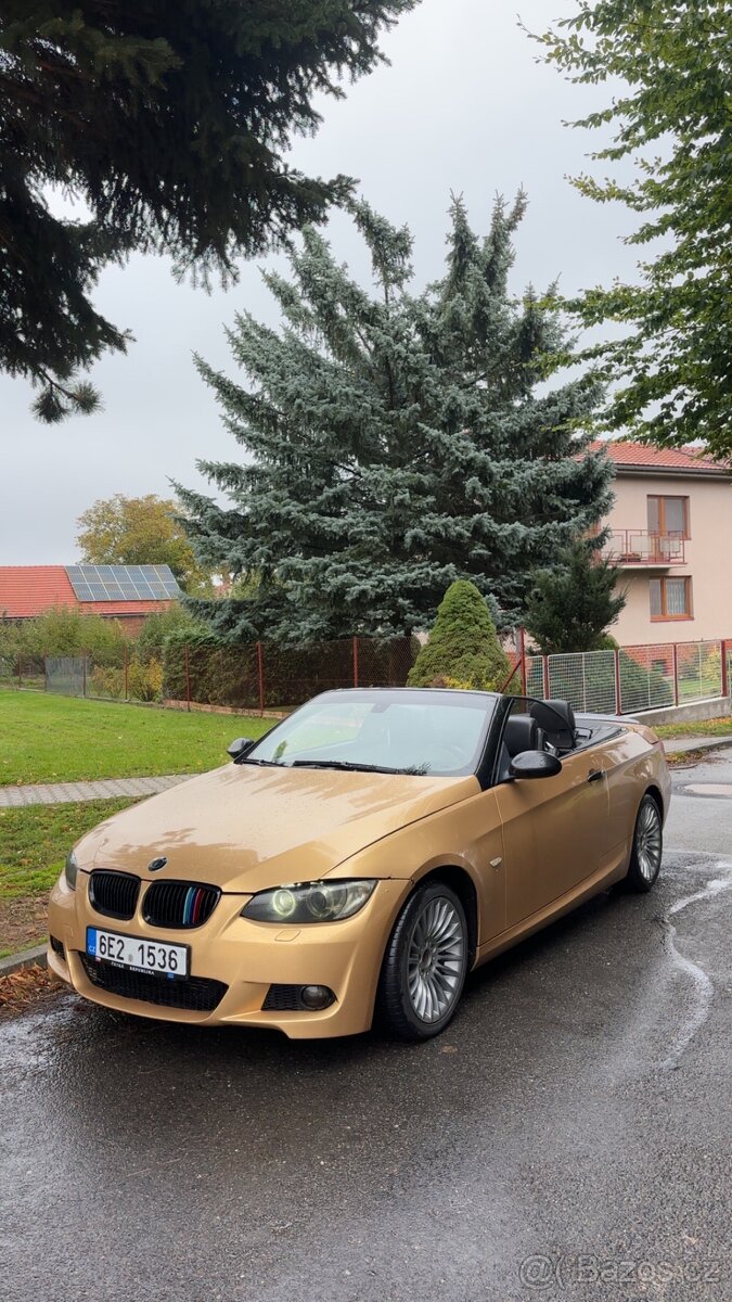 Bmw e93 325d 145kw m3look, nová stk, přetěsněný motor.