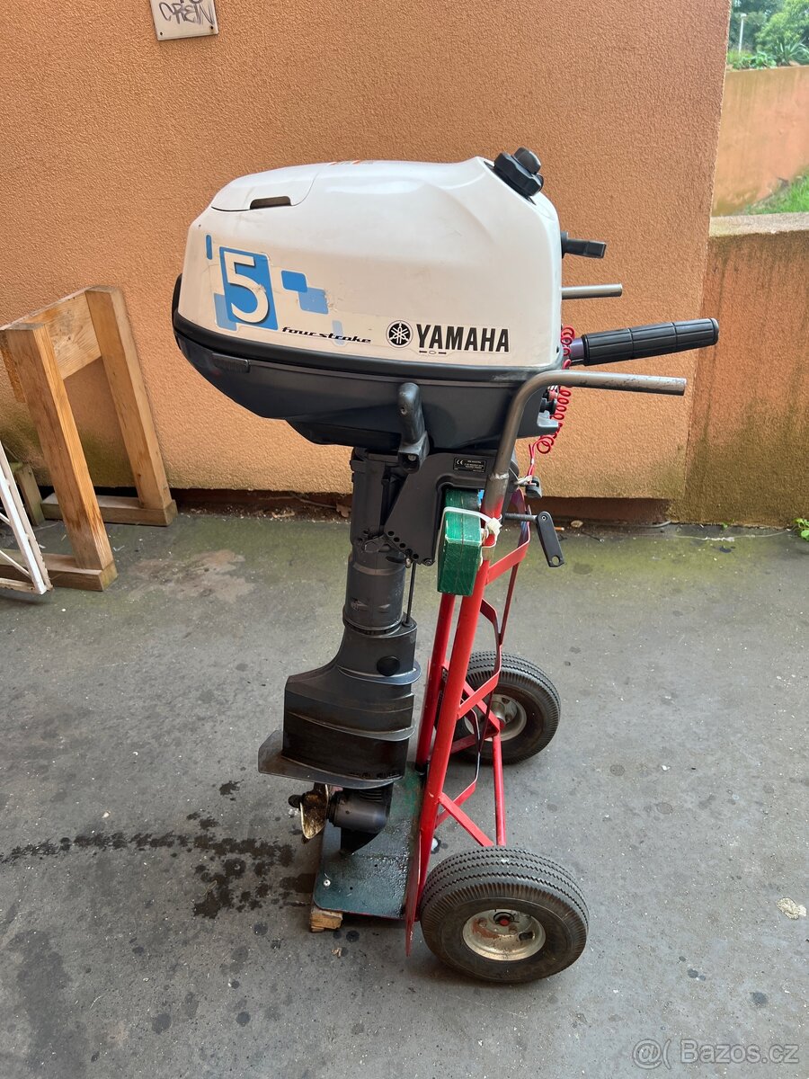 Lodni motor Yamaha 5hp 4t, dlouha noha