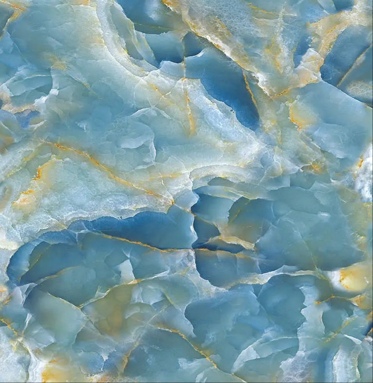 Tapeta vzor Mramorový dekor v modrozeleném provedení