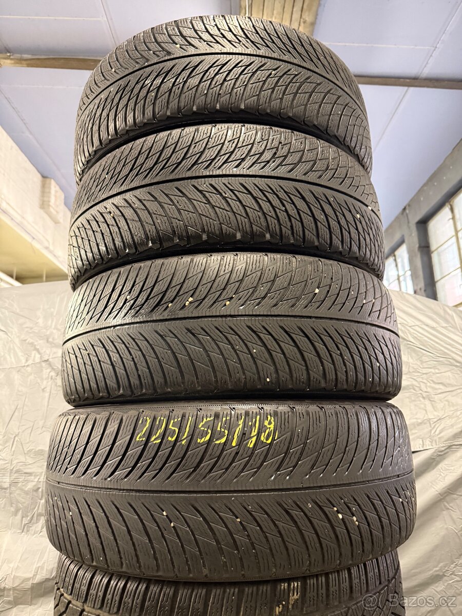 prodám zimní 225/55/18 Michelin