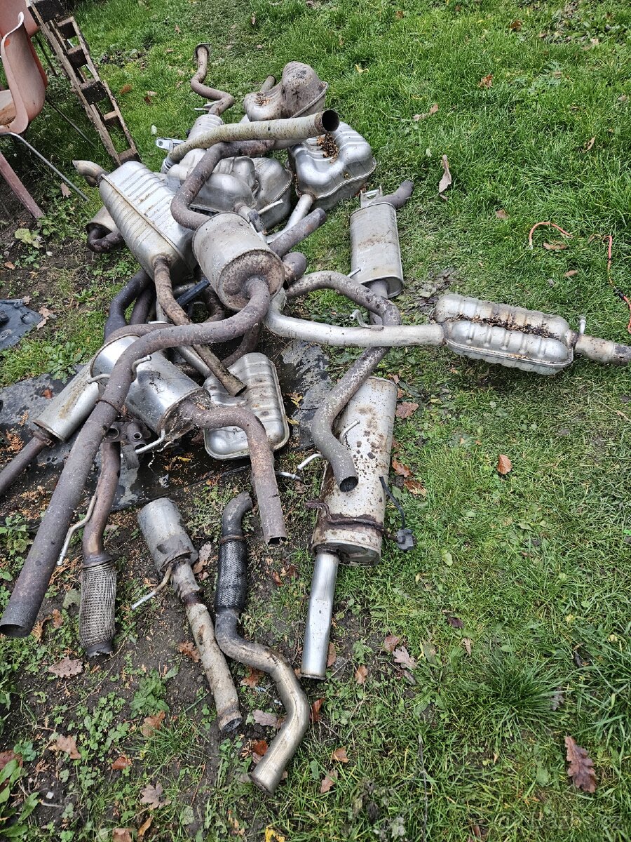 Výfuky - Octavia 2, Golf 4, bmw e90...