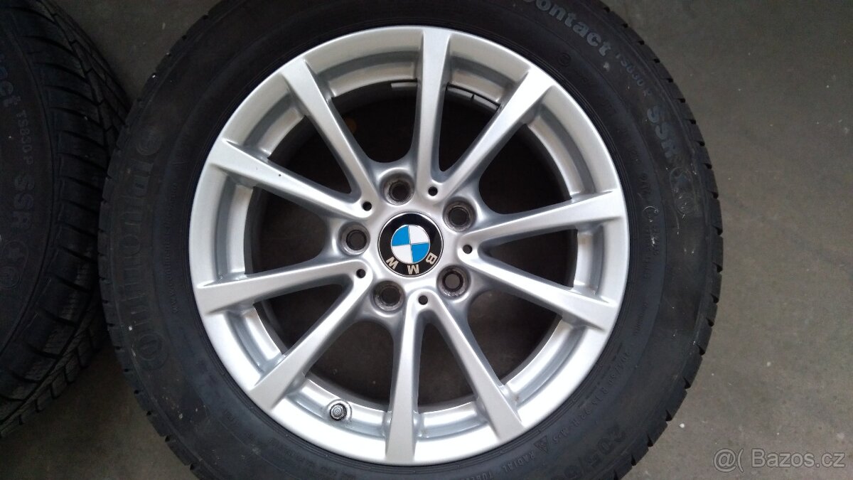 alukola BMW 16"+zimní pneu Continental 205/60/16