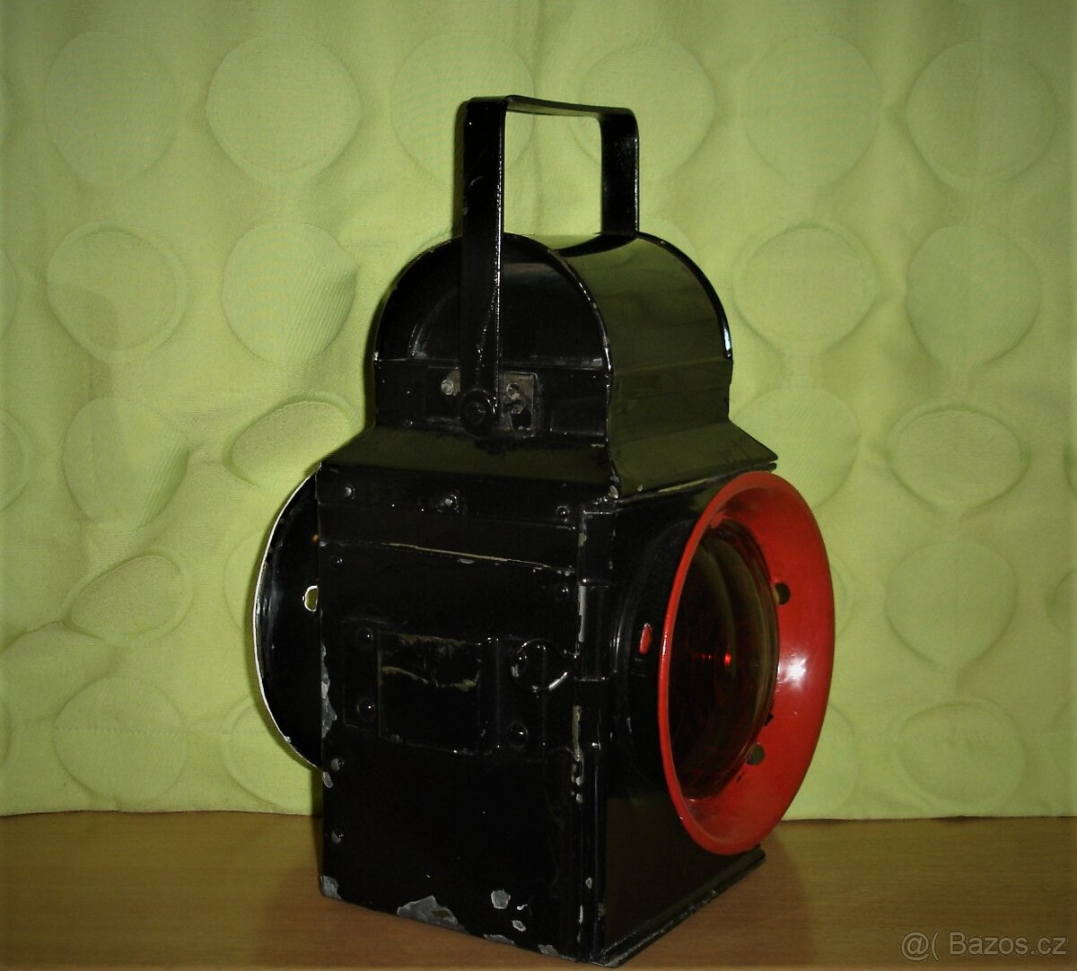 DRÁŽNÍ LAMPA - VELKÁ PETROLEJKA KOMPLETNÍ...