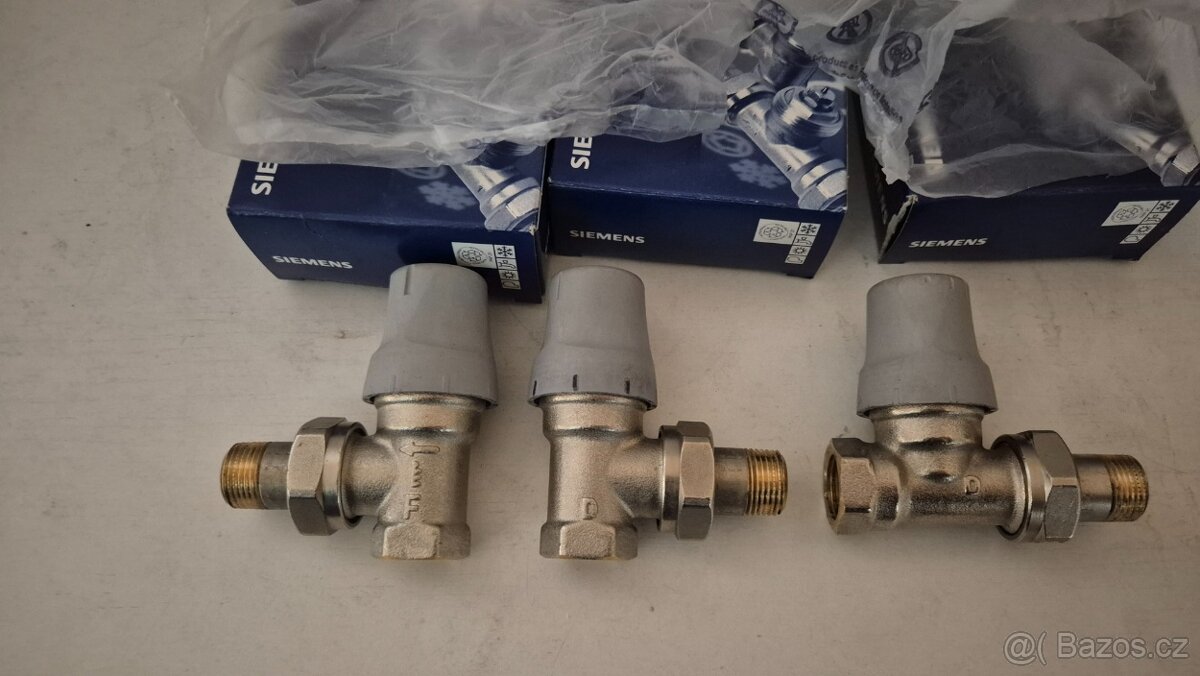 Ventily radiátorů SIEMENS 3ks