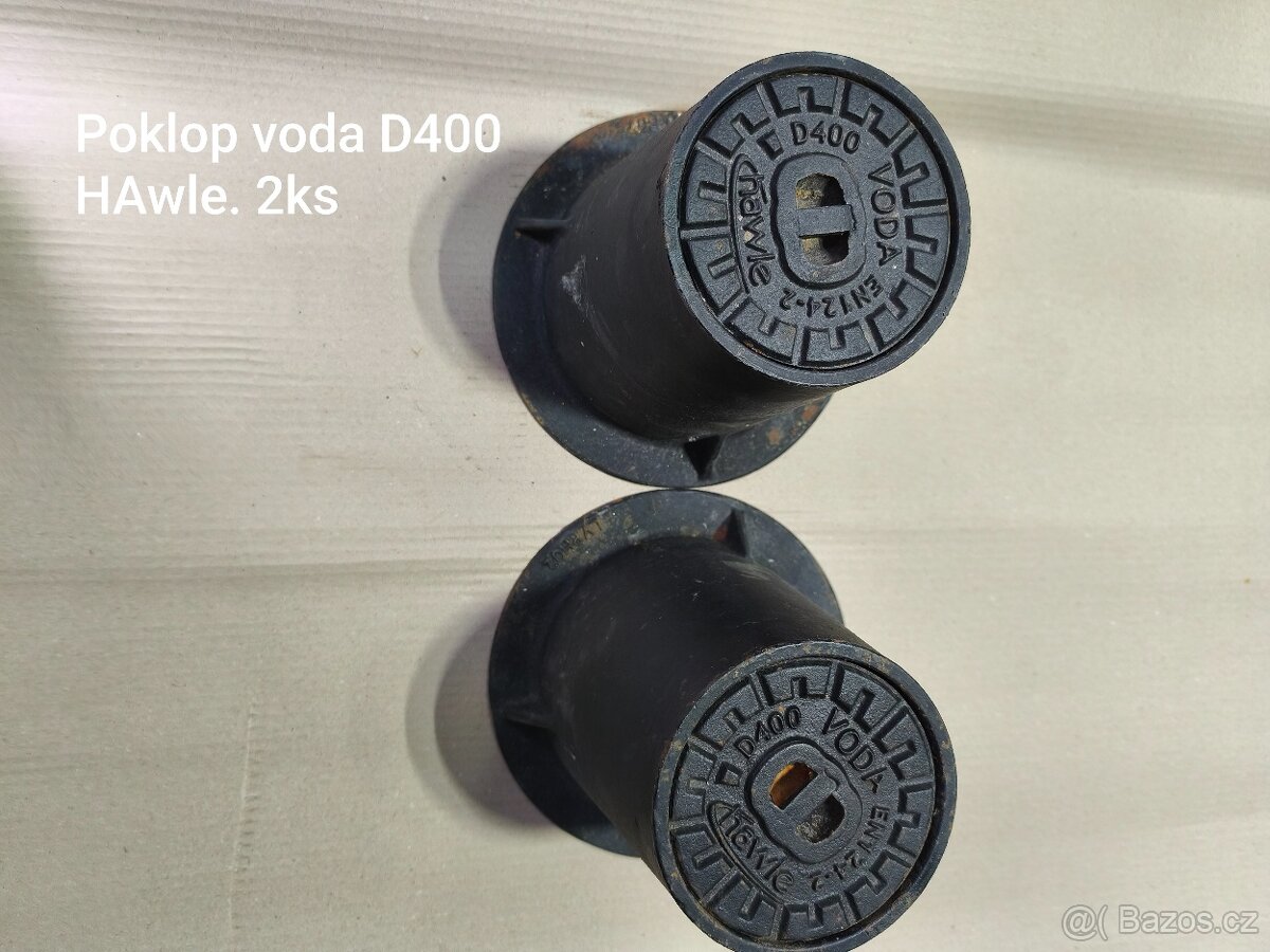 Vodárenský ventilový poklop D400