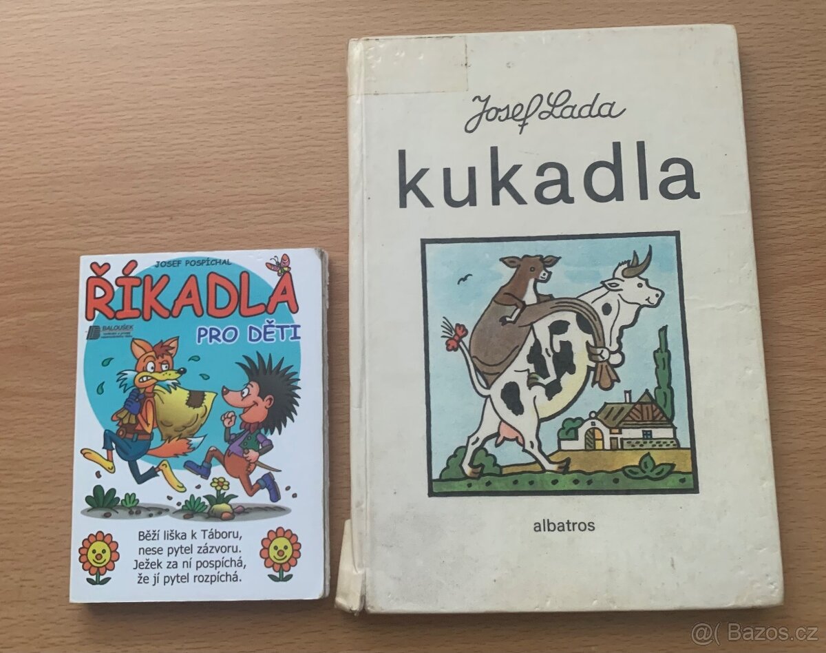 Sada říkadel, dětských knih