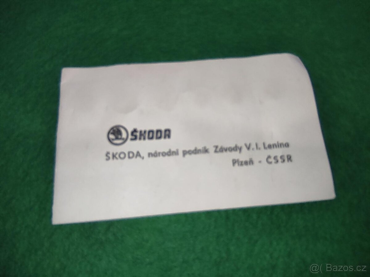 ŠKODA - STARÉ ODZNAKY V ORIGINÁLNÍM BALENÍ.
