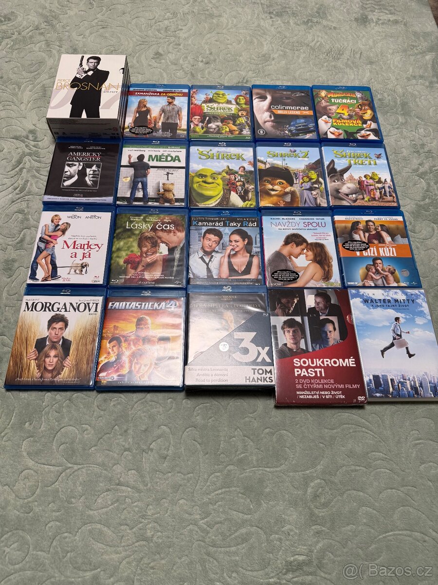 Blu-ray a DVD filmy (limitovane i klasicke)