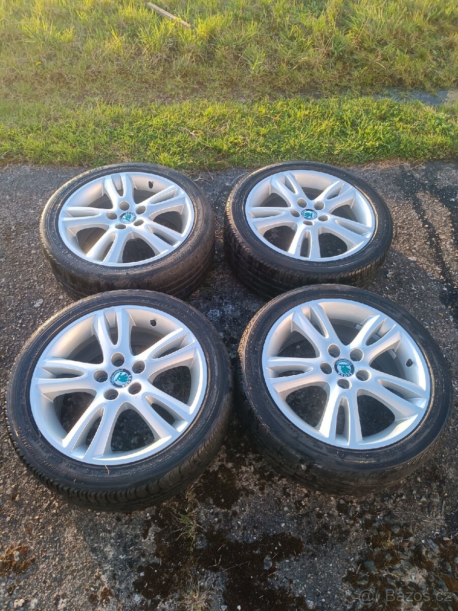 Alu kola Škoda 5×100, R 16