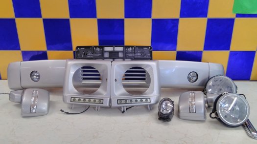 MERCEDES -G-w-463-alu-kola+Nahradni-dily