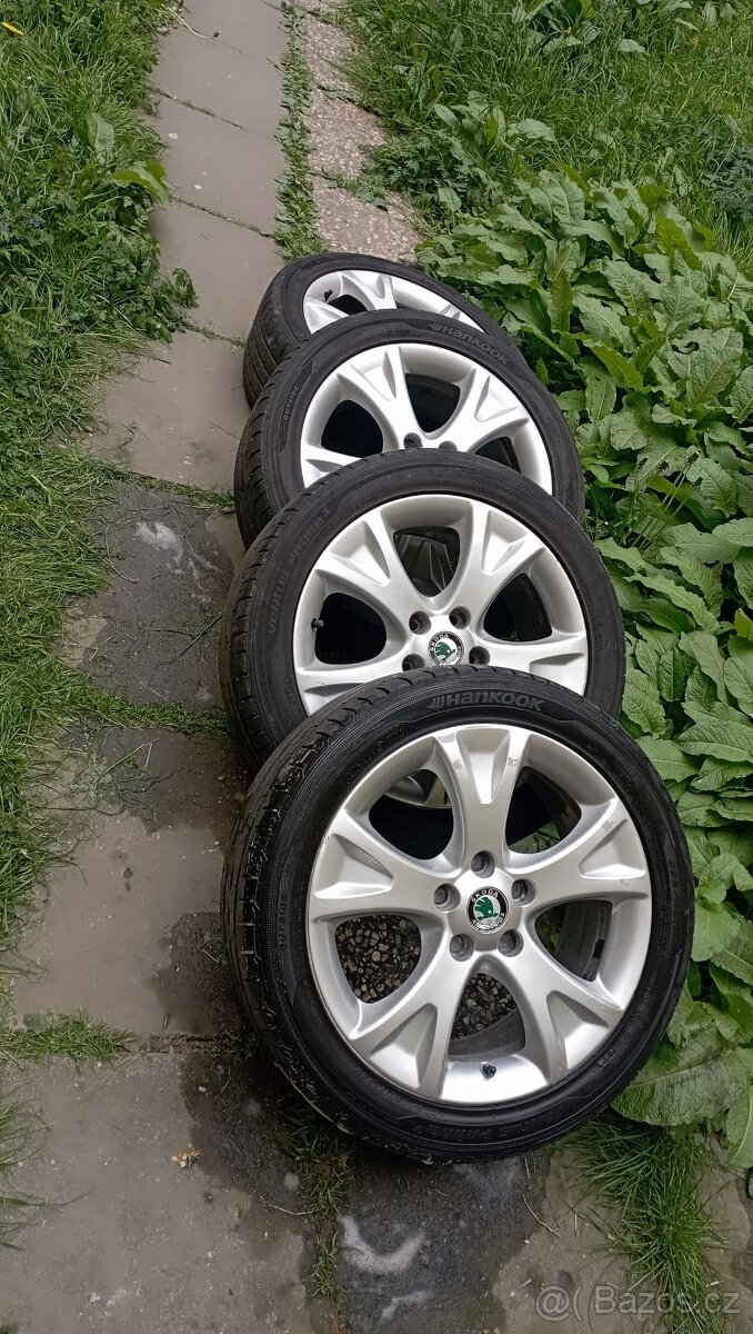 Alu kola 17“ Pallas, Škoda 5x112