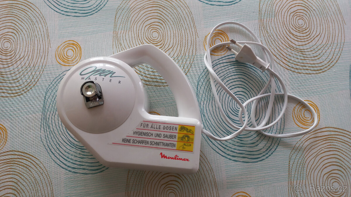otvírák na konzervy elektrický, Moulinex