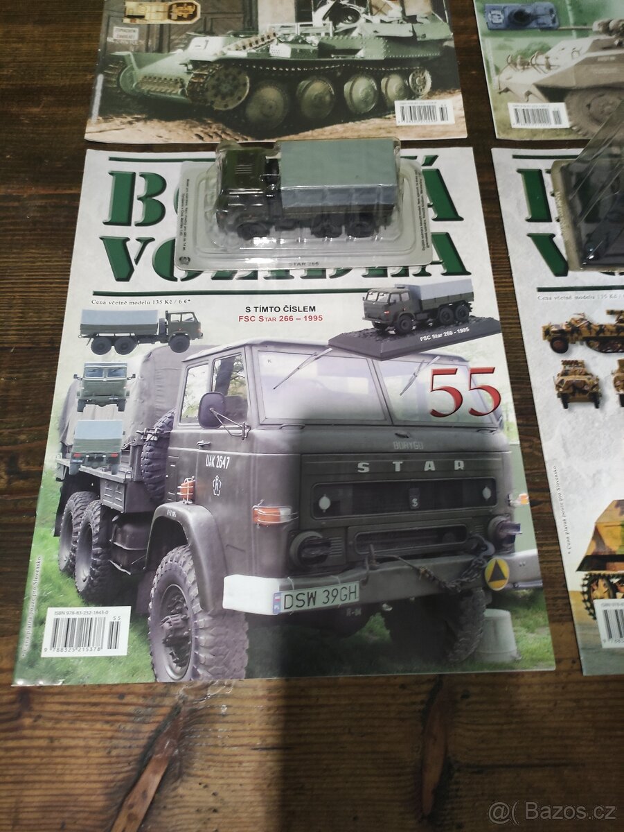 Modely tanků a jiné vojenské techniky 1/72