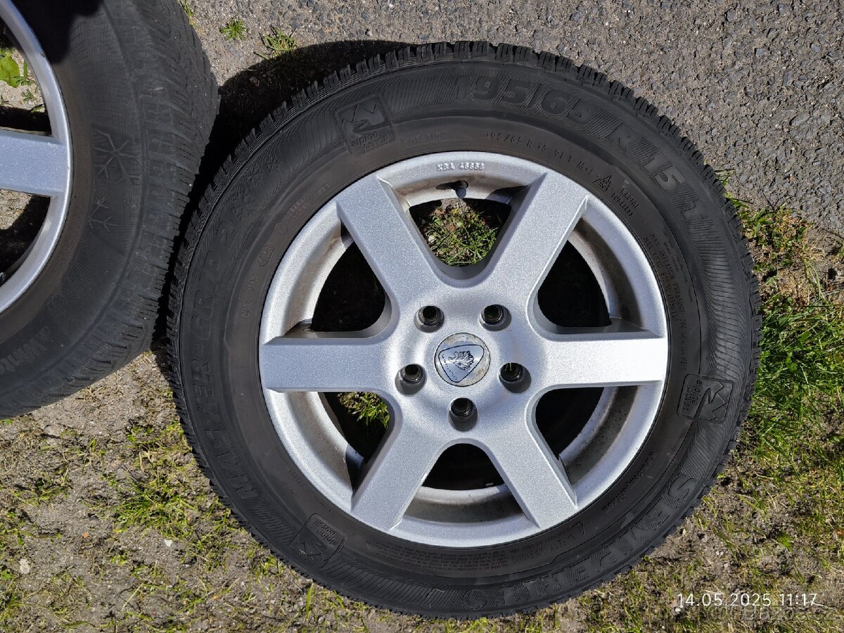Alu kola R15 5X112 zimní PNEU
