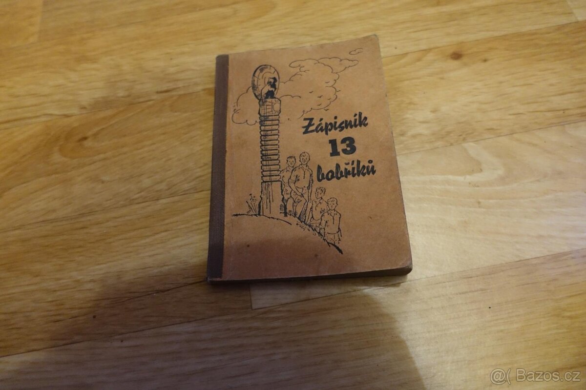Starý Zápisník 13 bobříků Foglar Bureš Vpřed 1946 - Krásný