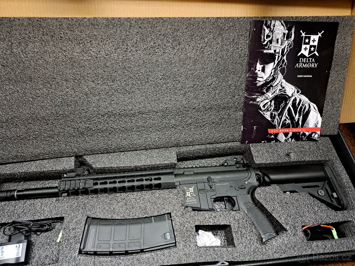 [Delta Armory] AR15 KeyMod 10” černá CHARLIE