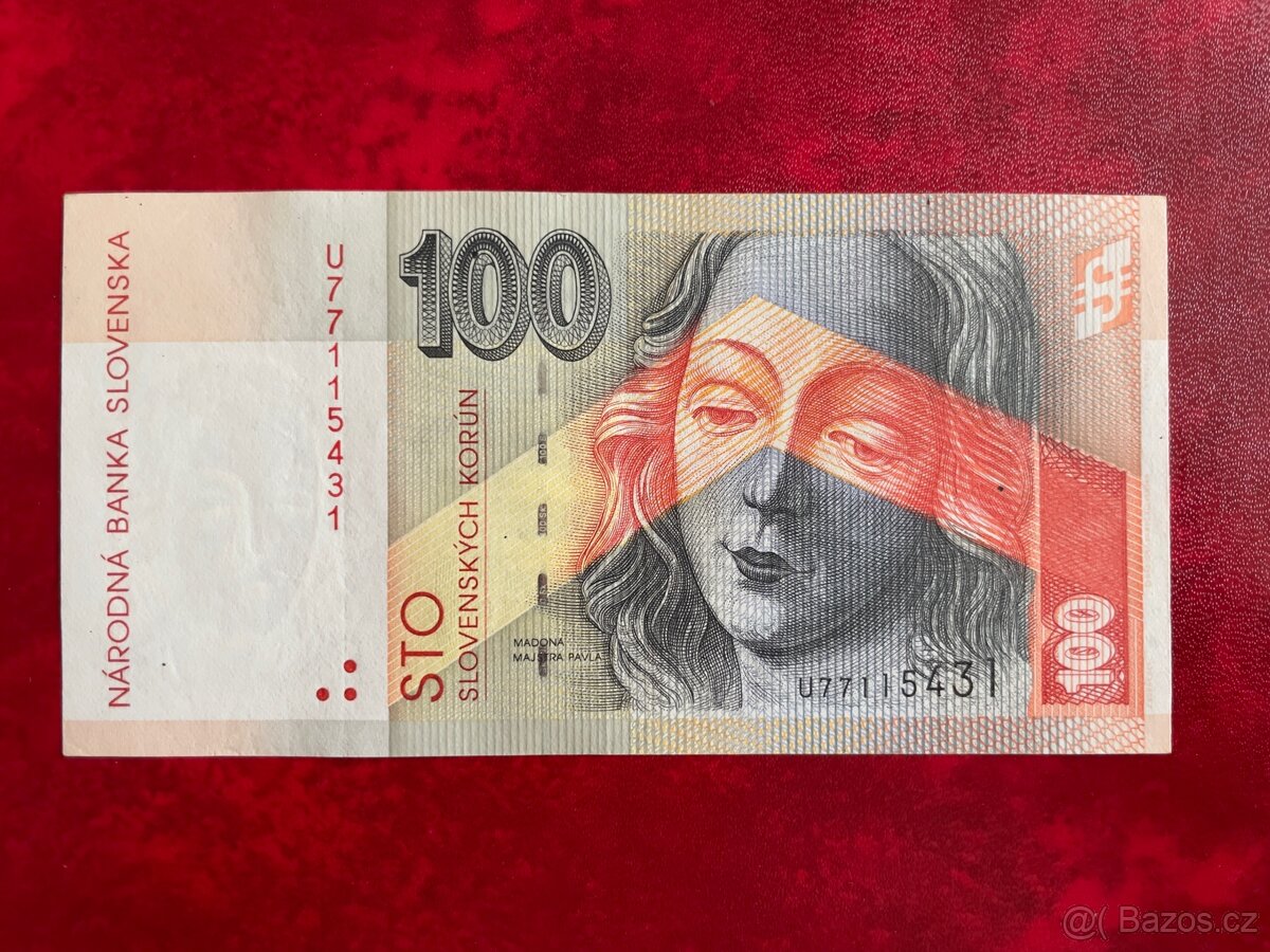 Bankovka 100 Sk 2004