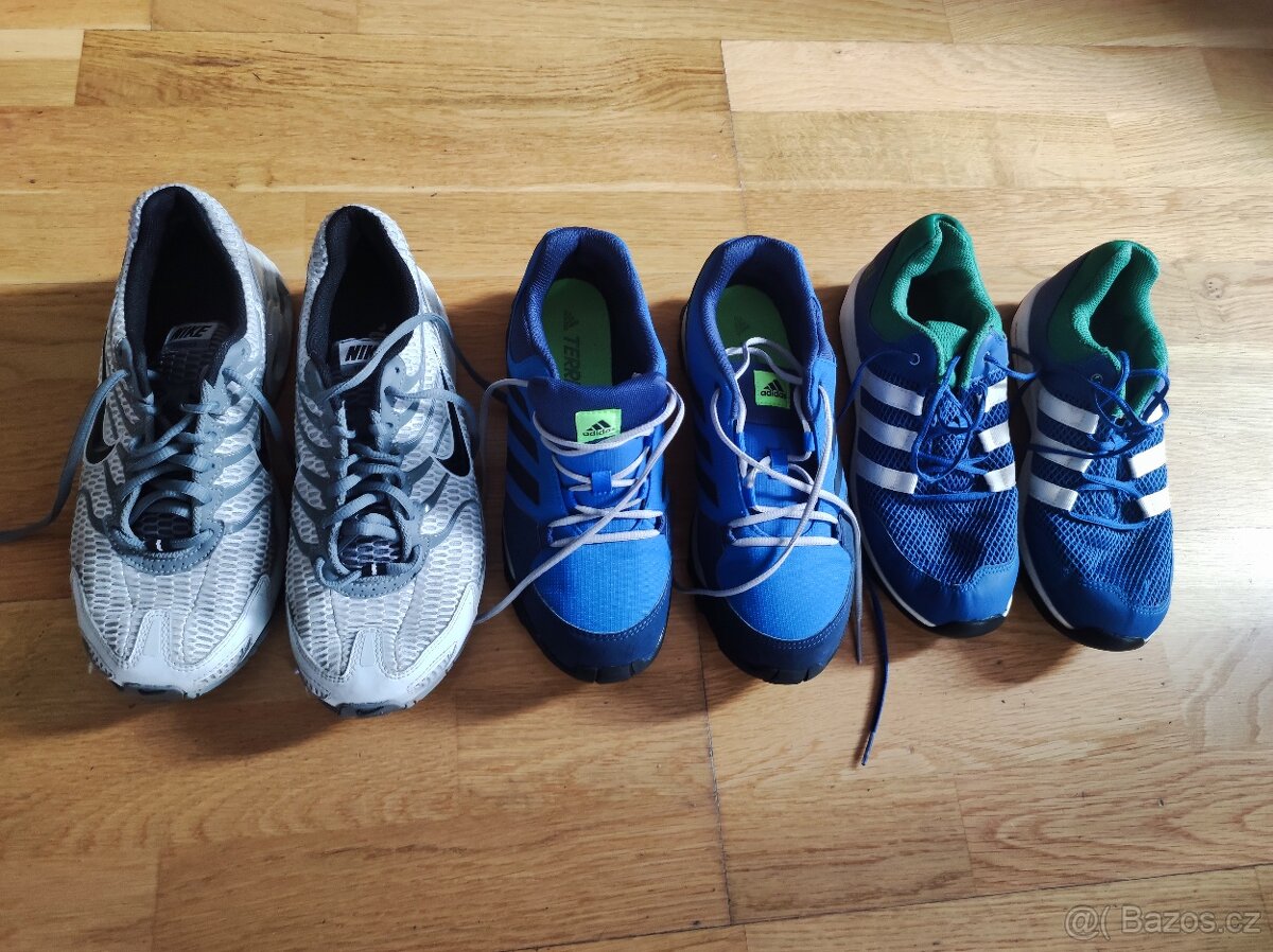 Boty na kluka, Nike Air, Adidas Terrex, velikost 36 - 40