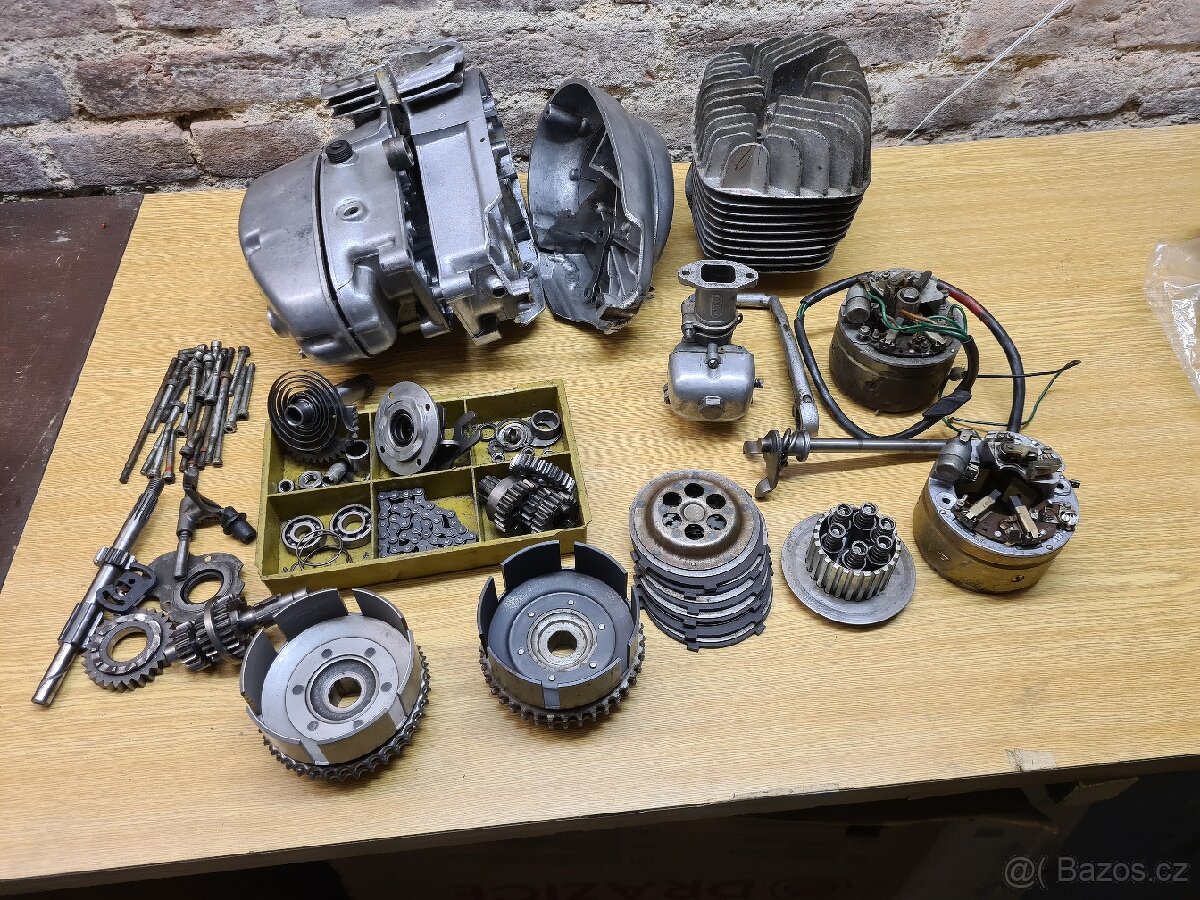 Motor MZ TS 150 a karburátor