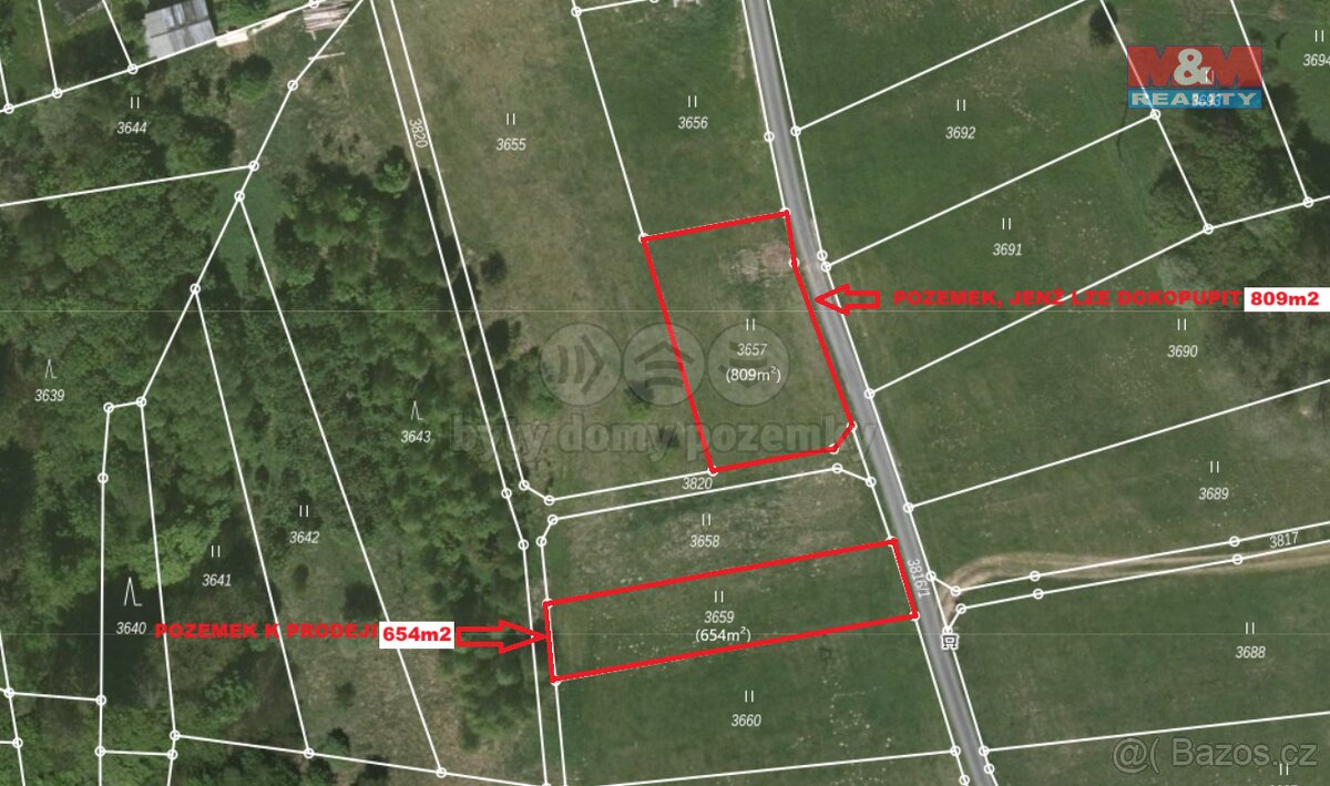 Prodej louky, 654 m², Hrčava