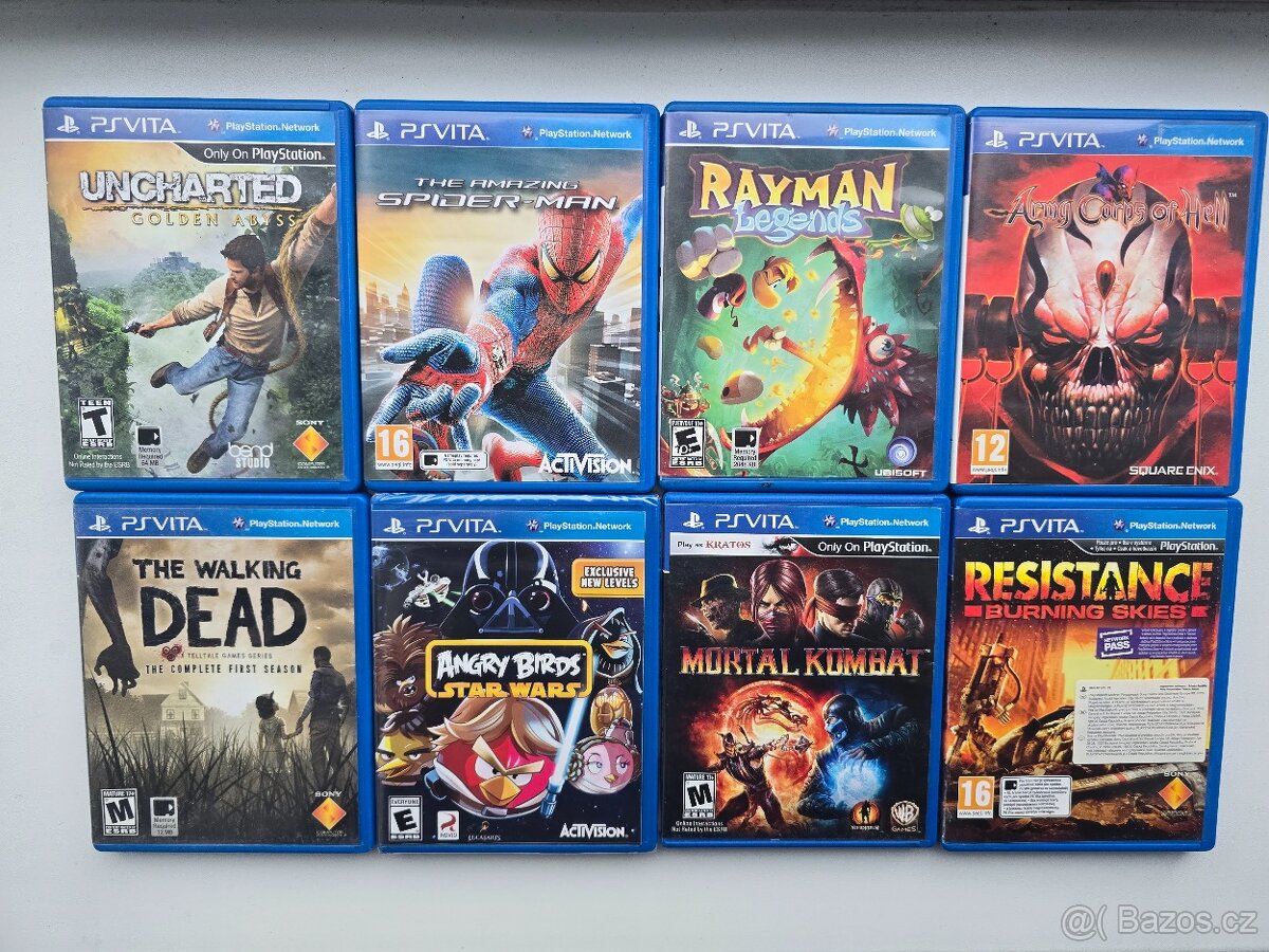 PS Vita hry běžné i pro sběratele