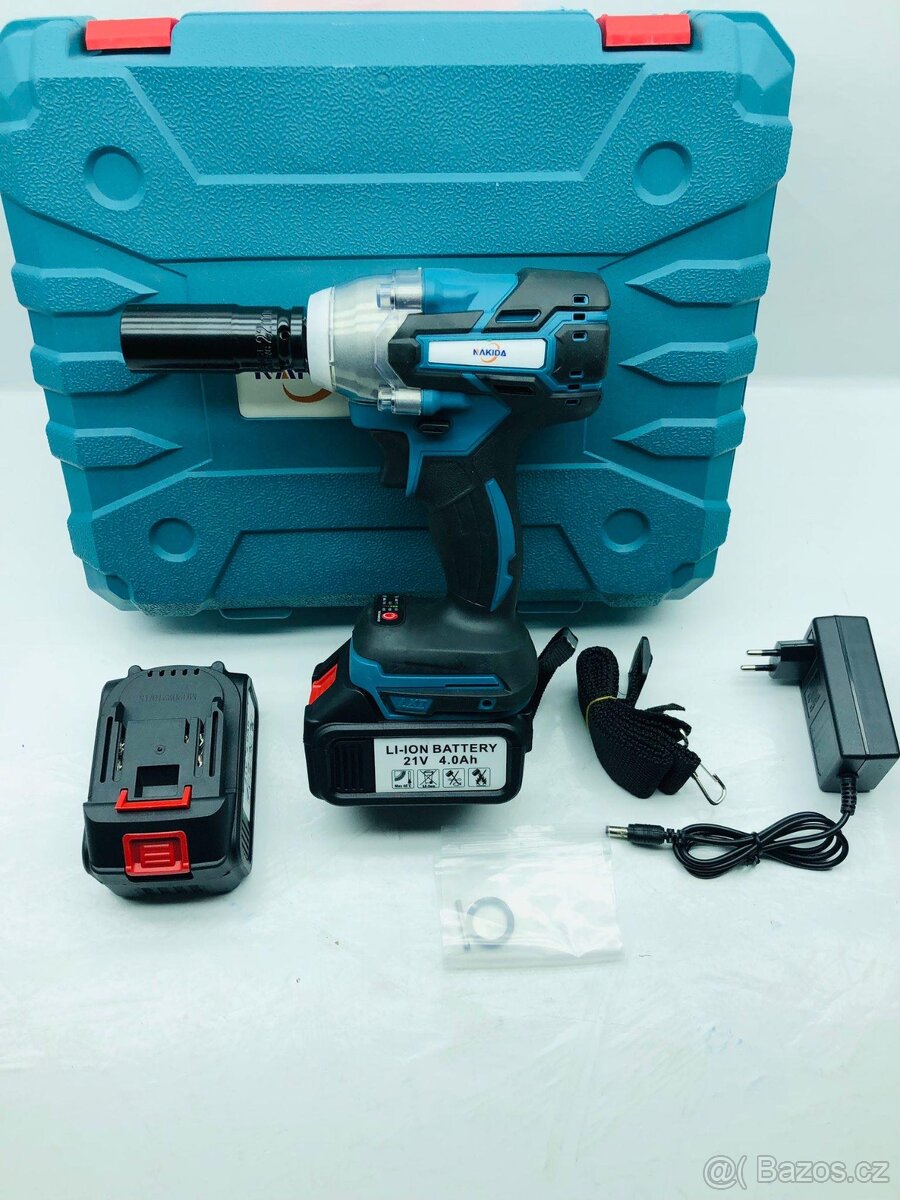 Aku rázový utahovák + 2xbaterie 21V