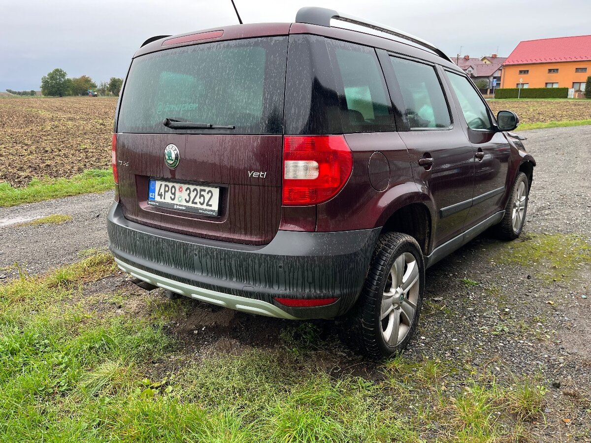 Škoda Yeti 2.0tdi 103kw 4x4 2011 najeto 190tkm