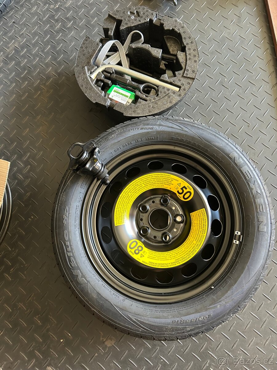 Rezervní kolo Škoda Octavia III, IV 5x112x57,1 205/55 R16