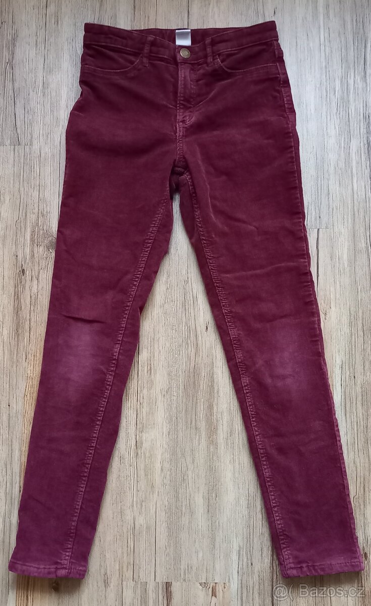 Zateplené dívčí kalhoty