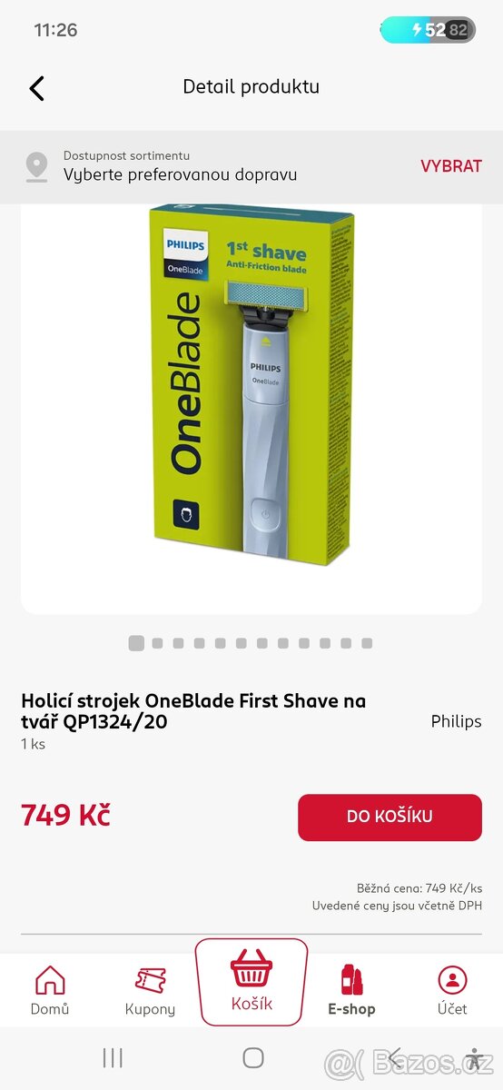 Holící strojek philips