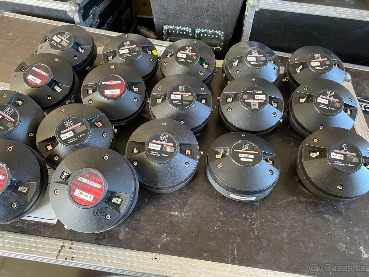 Predám 1" driver B&C speaker DE25 / Martin Audio DCD025