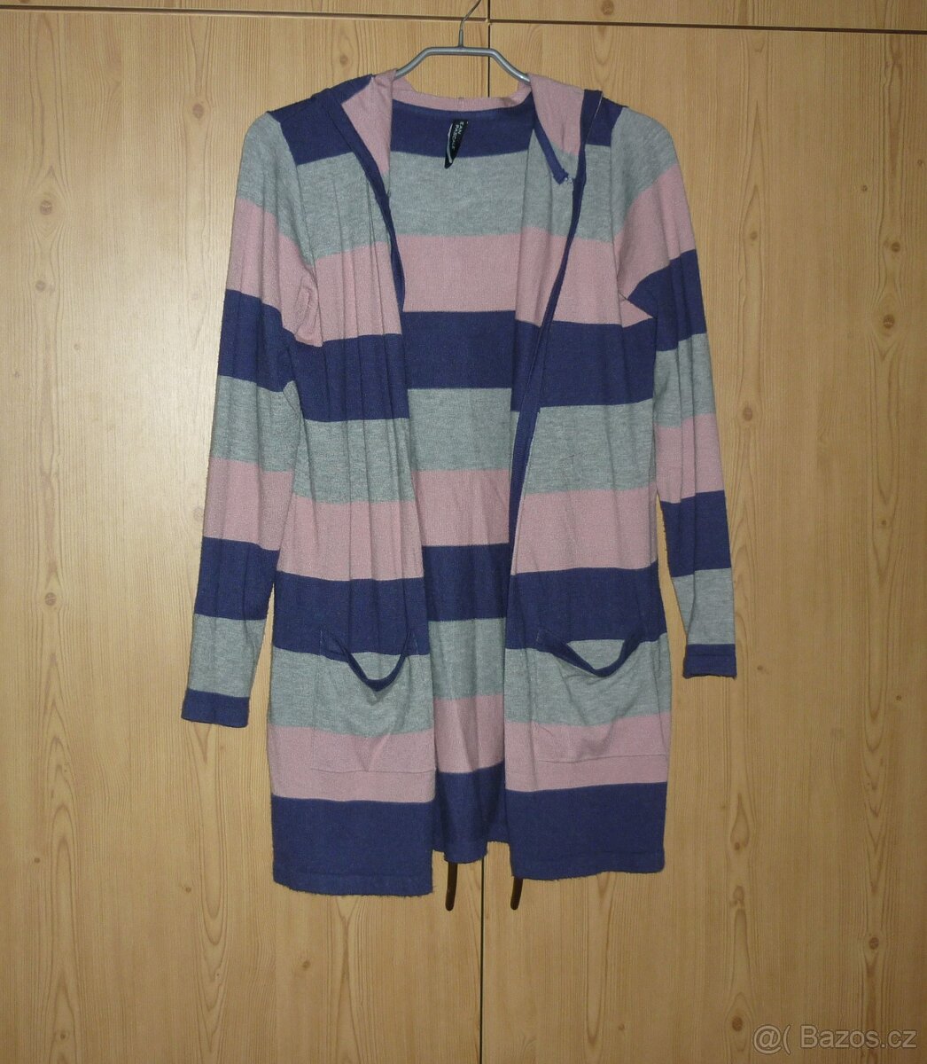 Pruhovaný kardigan Takko Fashion