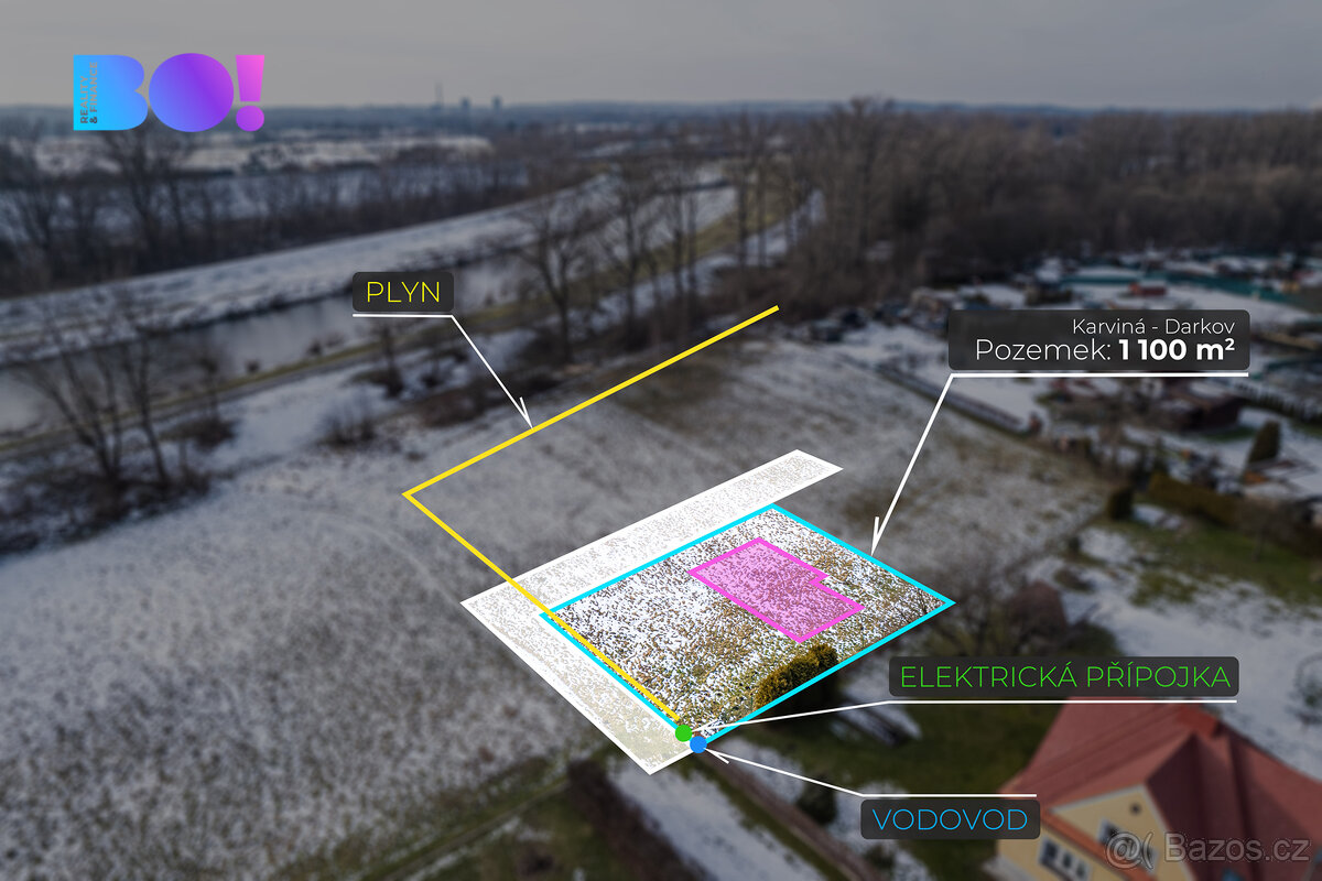 Karviná atraktivní stavební pozemek o celkové ploše 1100 m² 