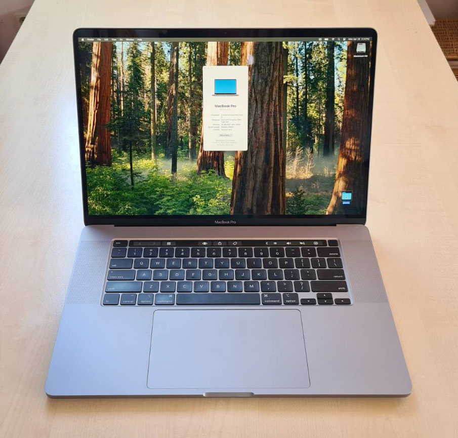 MacBook Pro i9 16" 32GB RAM 2019 1TB SSD 2,3GHz 8 jader