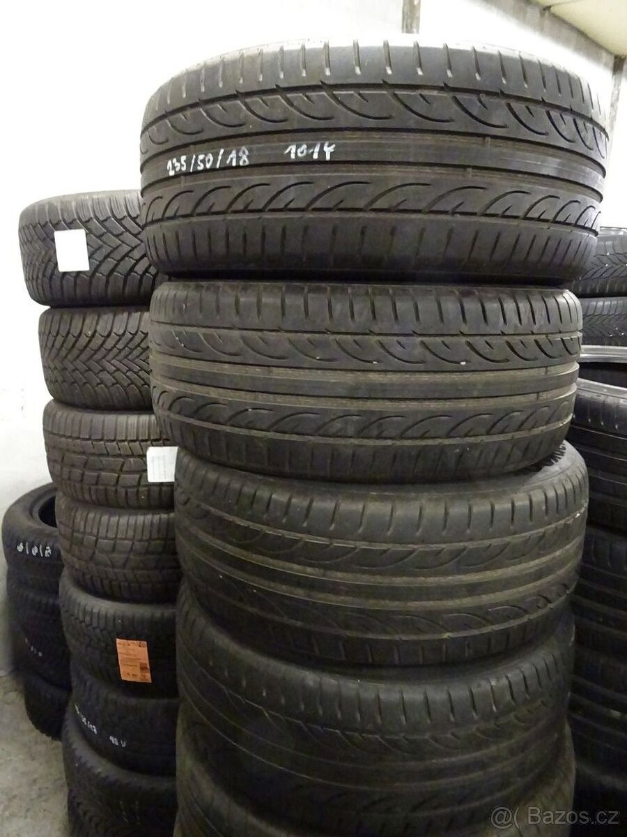 Letní pneu Hankook, 235/50/18, 4 ks, 5-6 mm