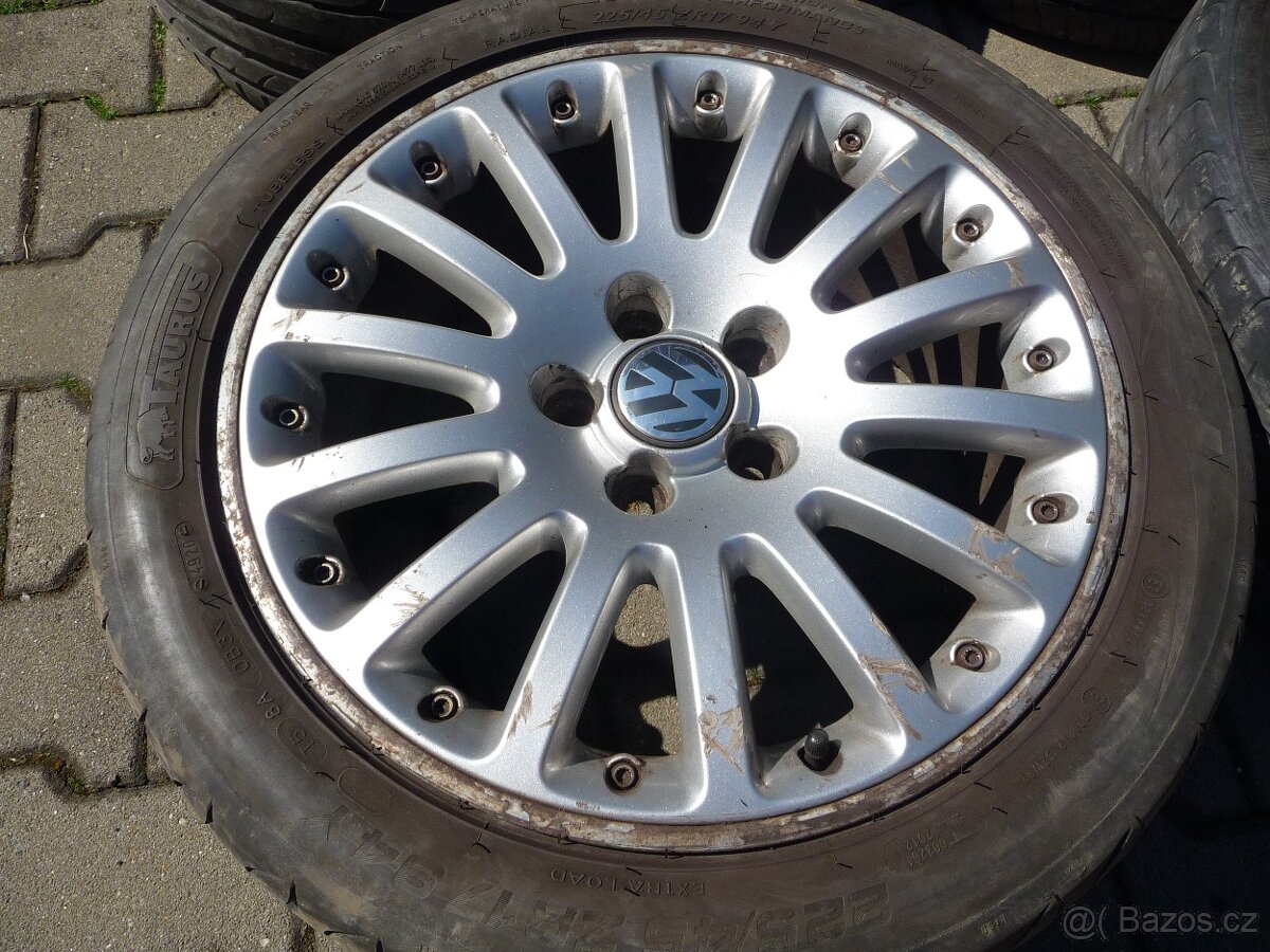 SADA ALU 17 5x112 BBS R32 VW PASSAT,GOLF,TOURAN