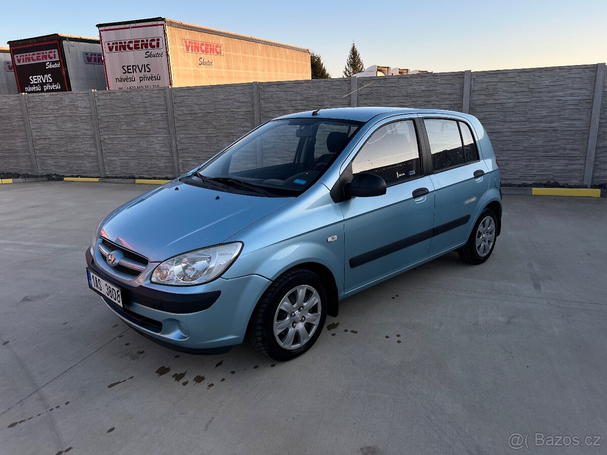 Getz 1.4 16v 10/2007 89 T.km nové v ČR