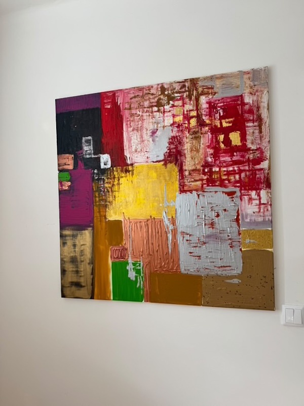 Akrylový obraz 90x80 cm