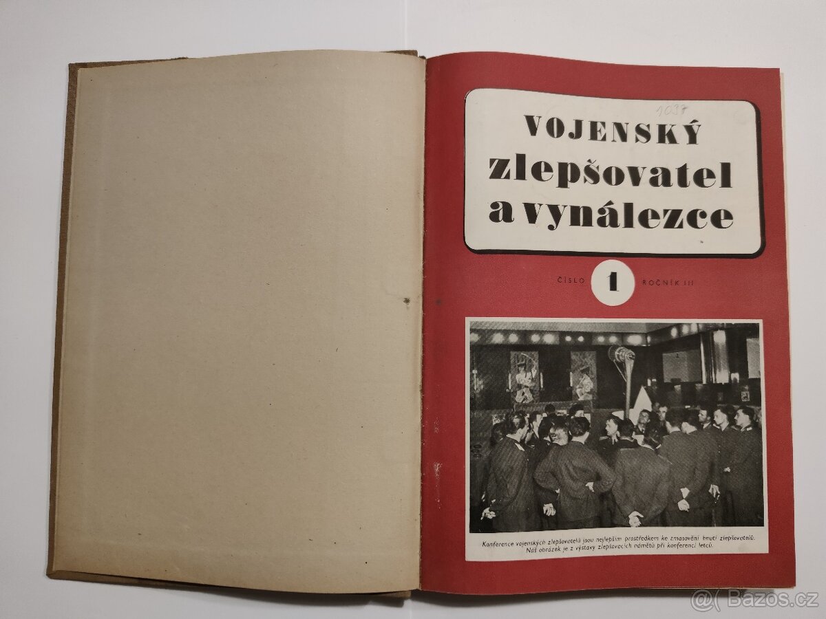 Časopis Vojenský zlepšovatel a vynálezce 1956-1958