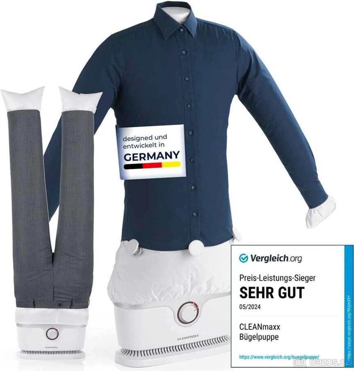CLEANMAXX Žehlička na košile a halenky
