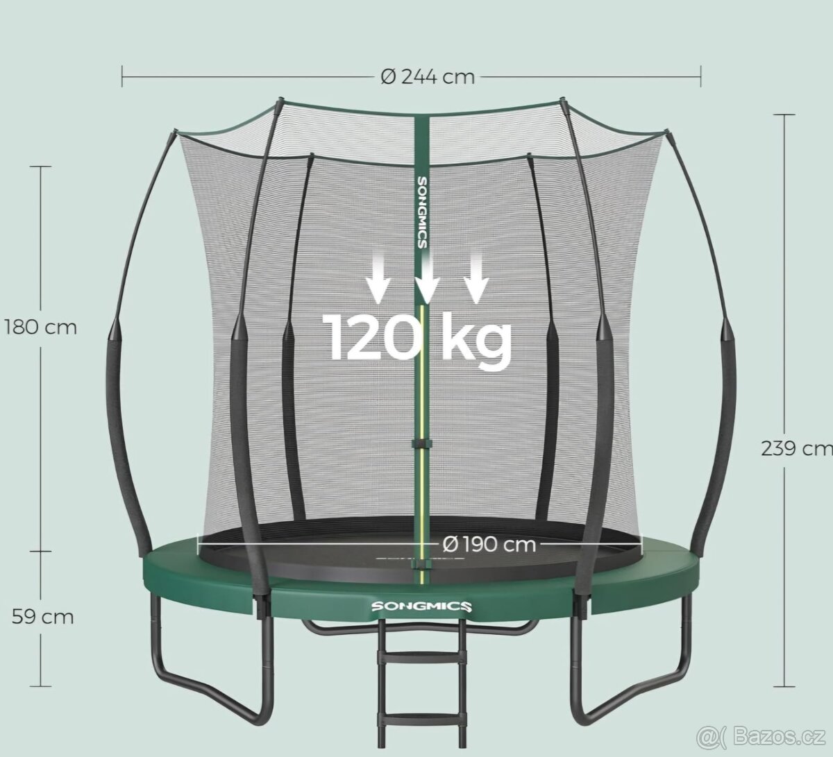 Nová dětská trampolína v originálním balení